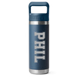 YETI Rambler 532 ml (18 oz) Bottle with colour matched straw lid - CUSTOMIZED