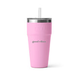 YETI Rambler Stackable Straw Cup 769 ml (26 oz) - CUSTOMIZED PICK YOUR FONT