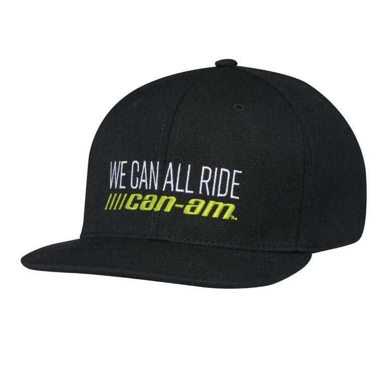 Can-am We can all Ride Black Hat – Team Vincent Motorsports