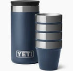 YETI Shot Glasses  WITH CARRYING CASE