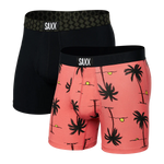 SAXX Boxer Ultra Soft -2 Pack- Sunset/Check Black