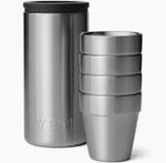 YETI Shot Glasses  WITH CARRYING CASE