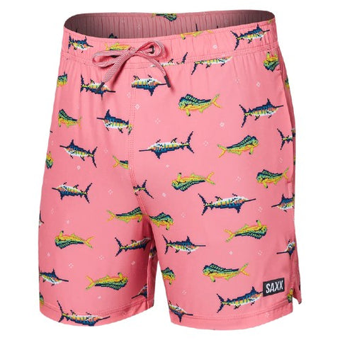 SAXX SWIM SHORTS - OH BOUY 2N1 VOLLEY 5"