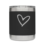 YETI Tumbler - Heart Engraved