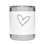 YETI Tumbler - Heart Engraved