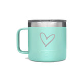 YETI Tumbler - Heart Engraved