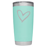 YETI Tumbler - Heart Engraved