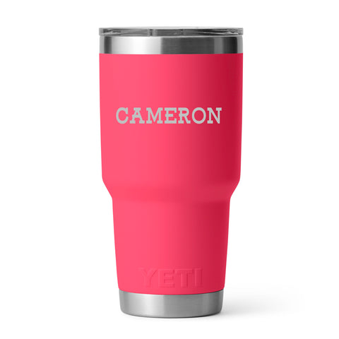 PERSONALIZED Authentic 26 oz Yeti Rambler with Straw Lid- LASER ENGRAVED
