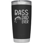 YETI Rambler Tumbler 591 ml (20 oz) - BASS DAD EVER Fishing