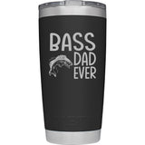 YETI Rambler Tumbler 591 ml (20 oz) - BASS DAD EVER Fishing