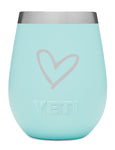 YETI Tumbler - Heart Engraved