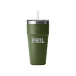YETI Rambler Stackable Straw Cup 769 ml (26 oz) - CUSTOMIZED PICK YOUR FONT