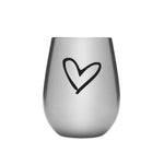 YETI Tumbler - Heart Engraved